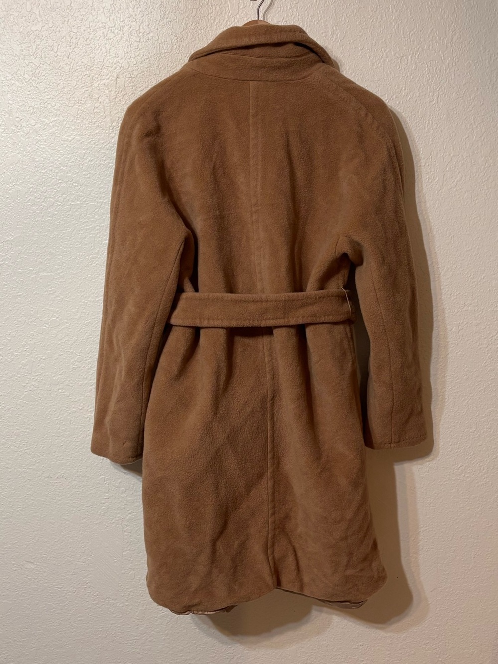 Vintage MaxMara Double Breasted Camel Belted Coat Size 2 - Picture 6 of 6